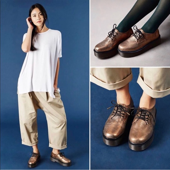 Bronze Creeper Oxford Platform - Picture 4 of 8